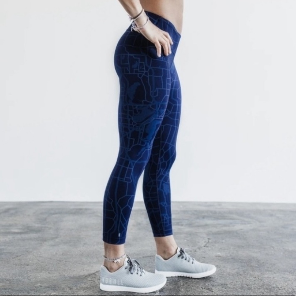 No Bull Mid Rise 7/8 Tights Deep Navy Leggings